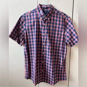 1901 Brand Trim Fit Button Down Short Sleeve Shirt With Pocket